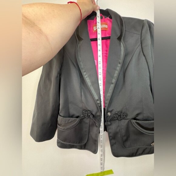 Authentic Vintage John Galliano Black Blazer – Size 42  (US 6) – Made in Italy - Picture 8 of 16